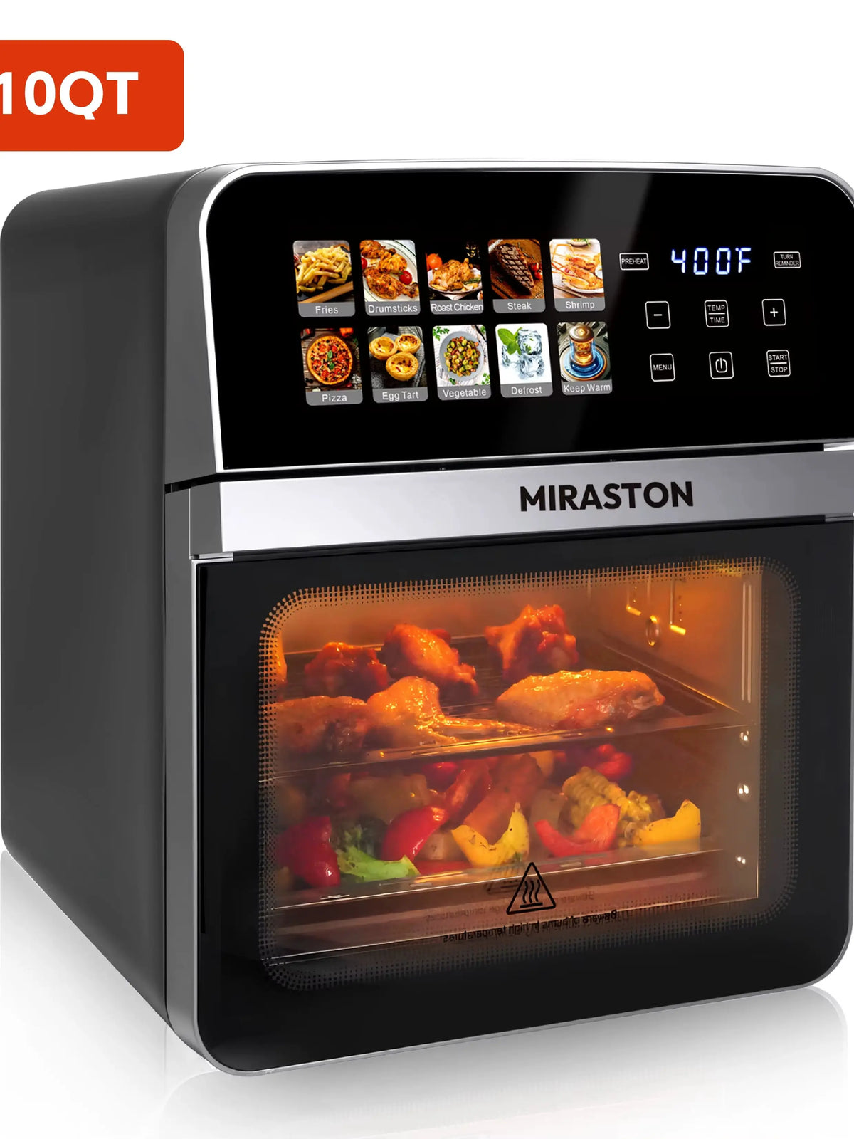 Air Fryer Toaster Oven Combo With Multiple Cooking Presets