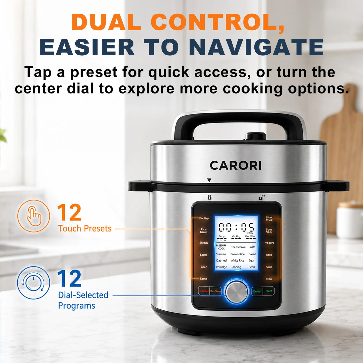 Carori 13 In 1 Electric Pressure Cooker With Ceramic Pot