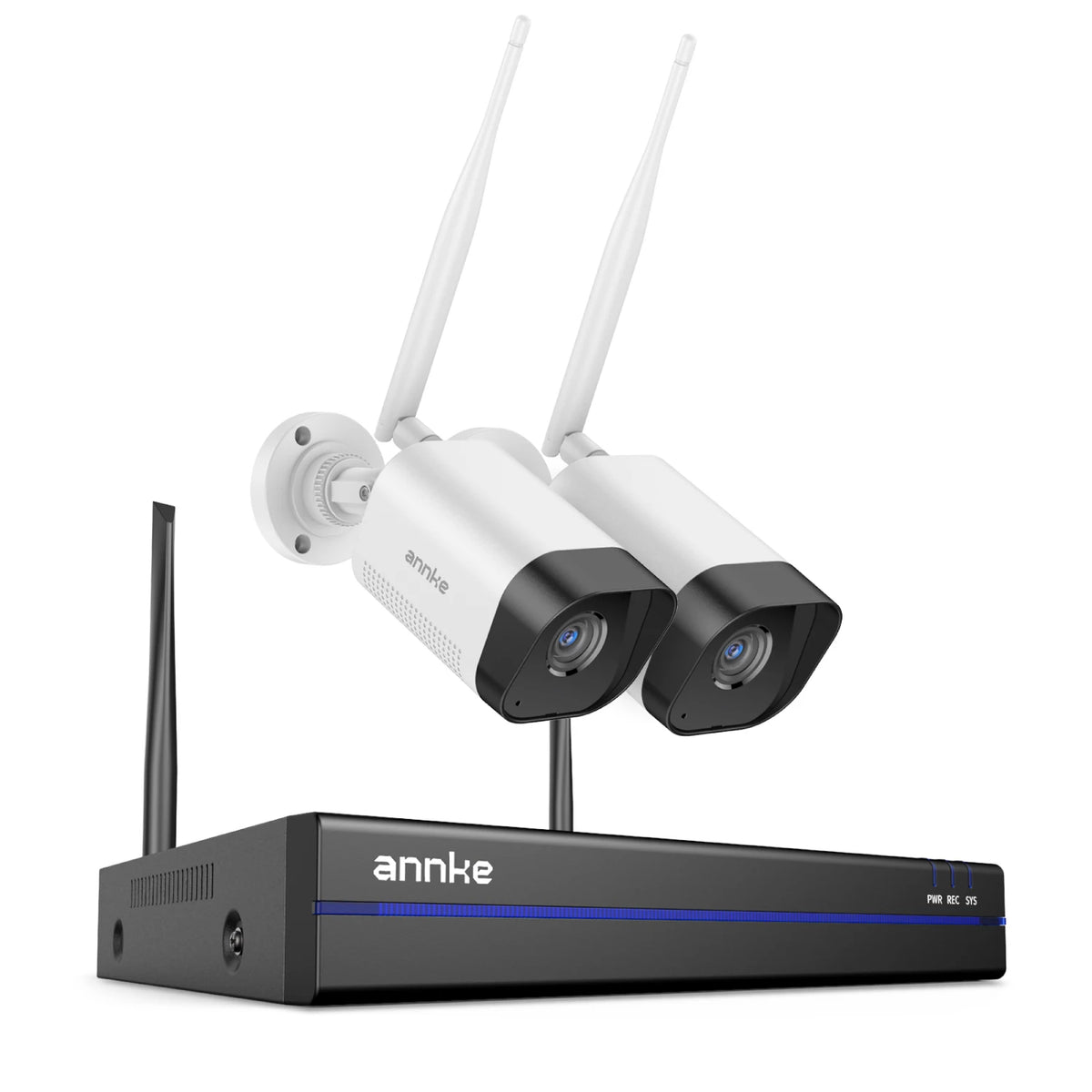 Annke 8MP Wireless CCTV System 16CH NVR Video Surveillance Kit Two Way Audio 4K POE Camera 2/4/6/8 Pcs WiFi Security Cameras
