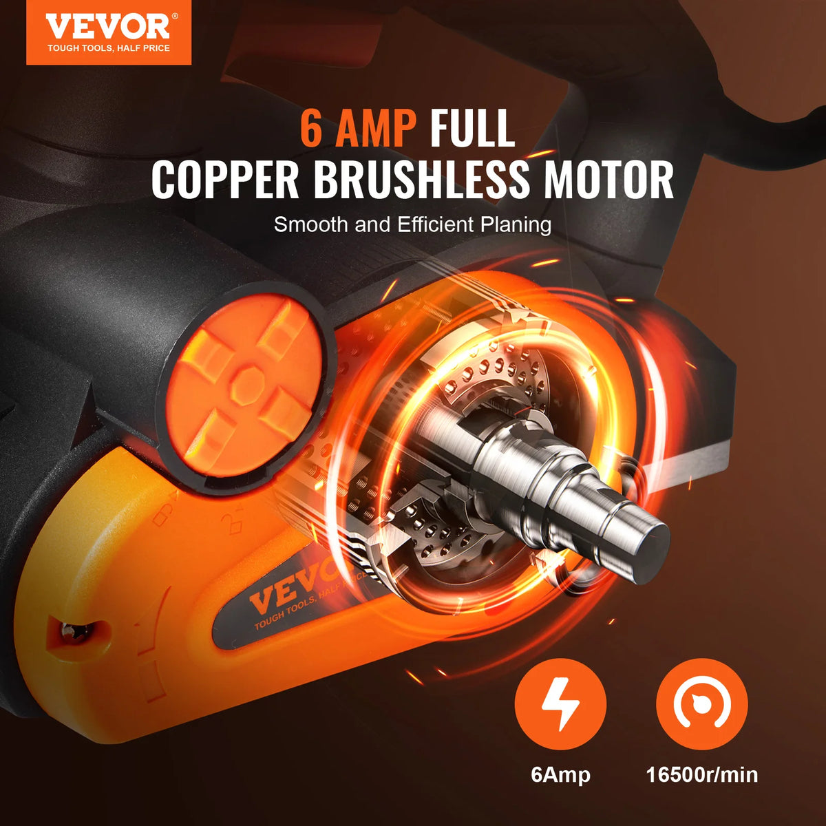 VEVOR Electric Hand Planer for Smooth Woodworking and DIY Projects