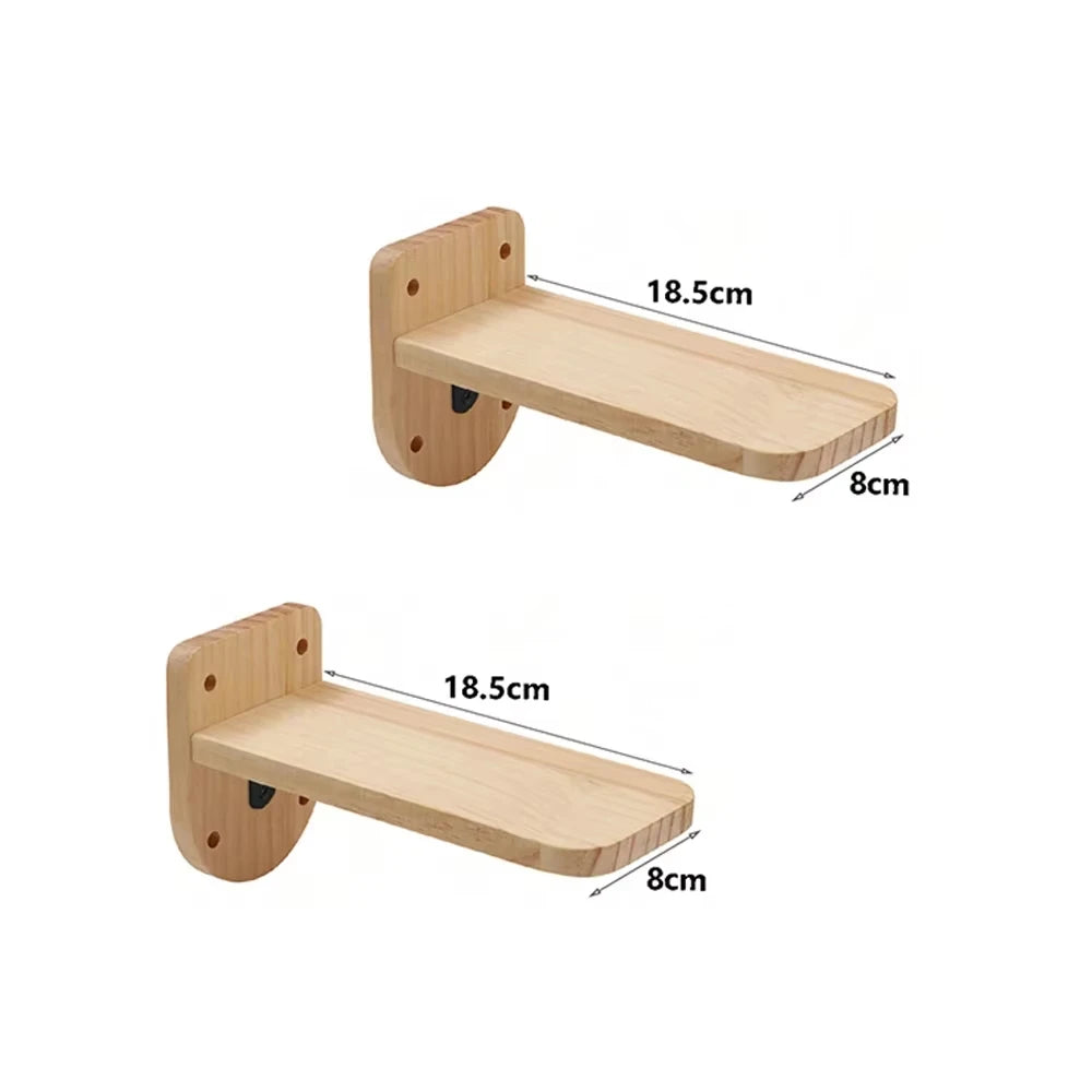 CWV Cat Wall Climbing Shelf With Sisal Scratching Post