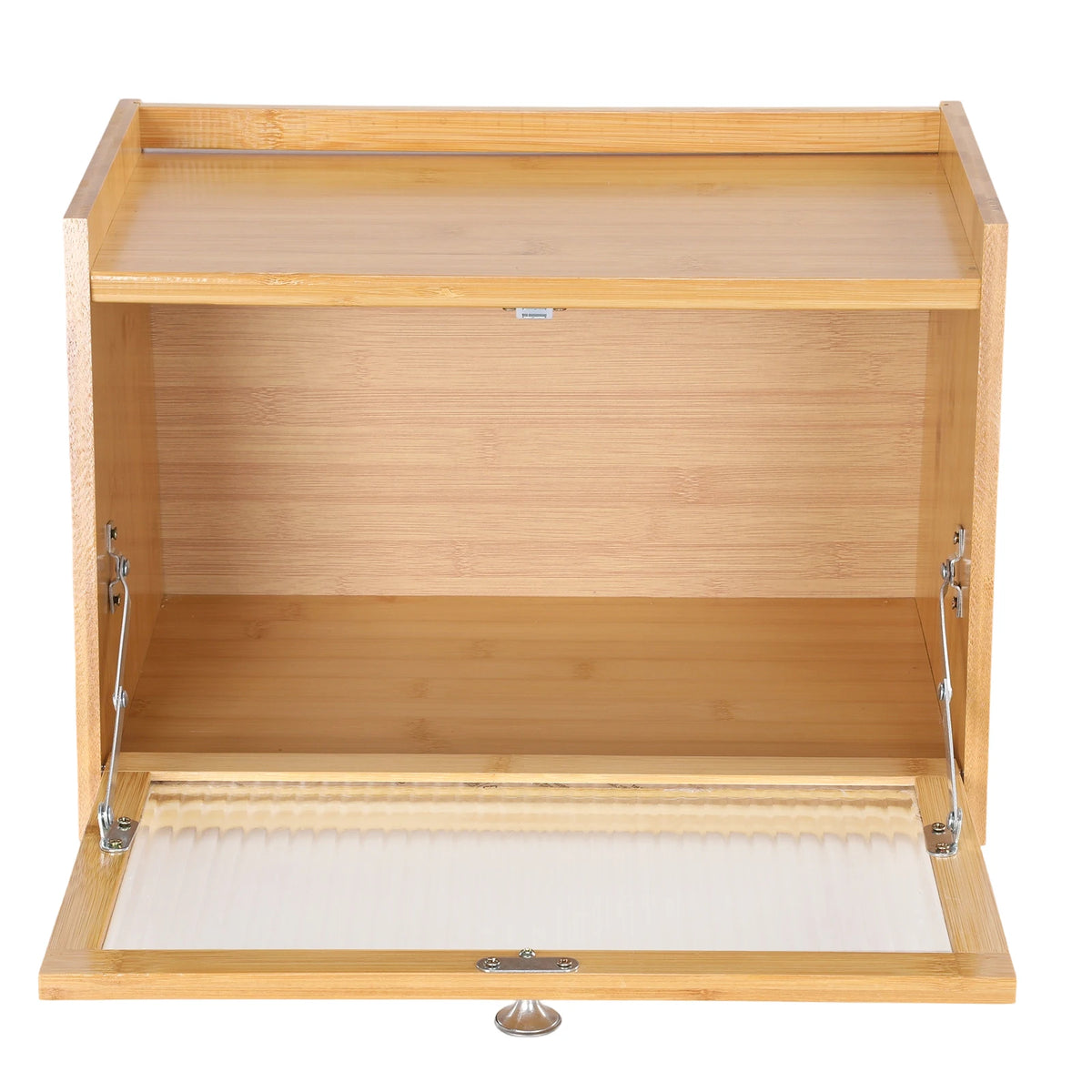 ATUOTIN Bamboo Bread Box With Clear Window And Easy Access