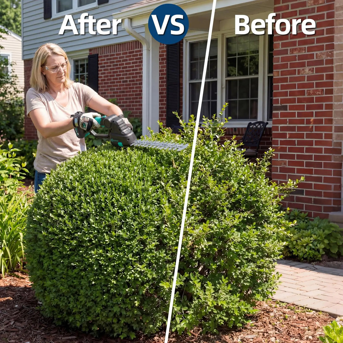 HiMISS 2-in-1 Cordless Grass Shear And Hedge Trimmer