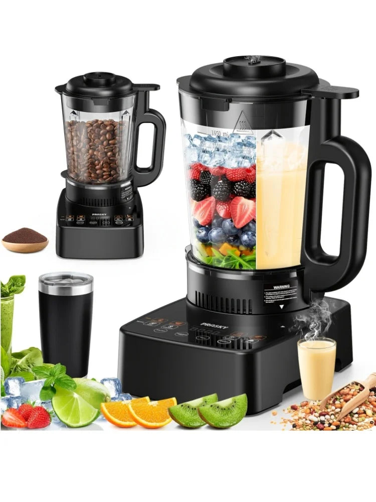 Prasky Heating Blender With Auto Clean For Smoothies And Soups