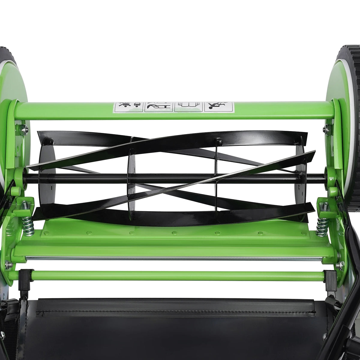 Bymaocar Manual Push Reel Lawn Mower With Removable Grass Catcher