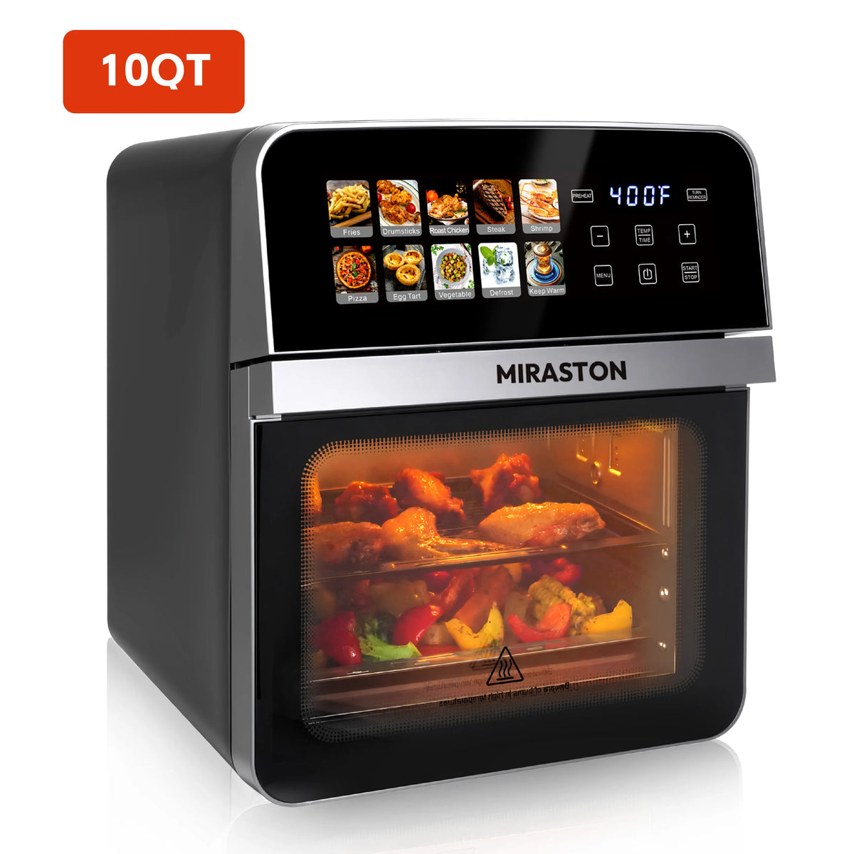 Air Fryer Toaster Oven Combo With Multiple Cooking Presets