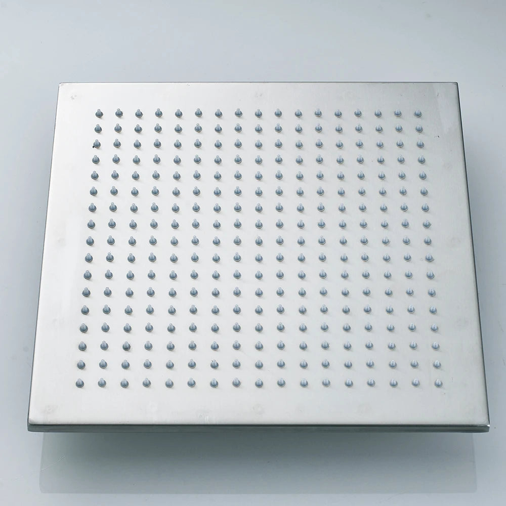 Rozin Brass Square LED Rainfall Shower Head Fixture