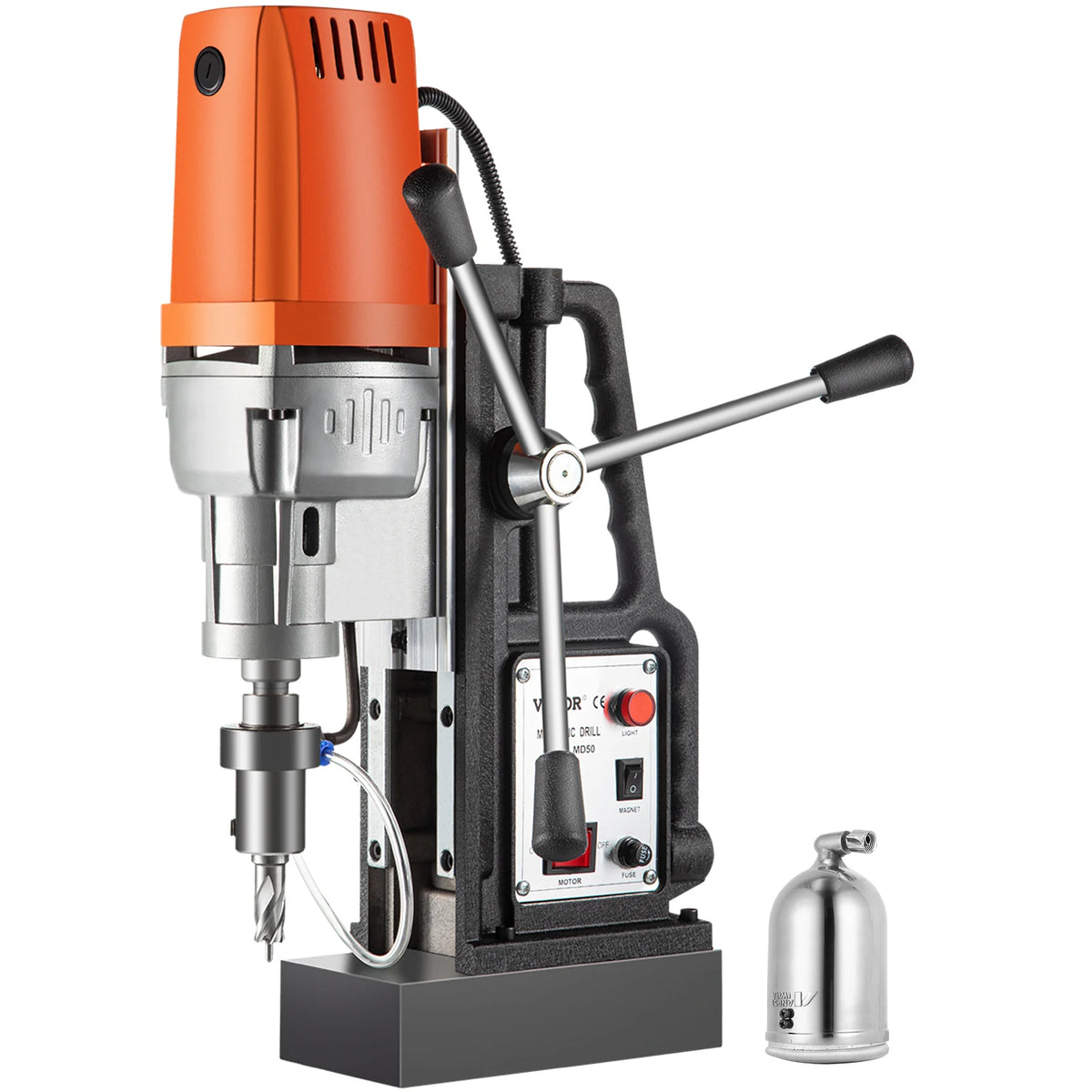 SucceBuy Magnetic Drill Press Kit With HSS Annular Cutter Bits