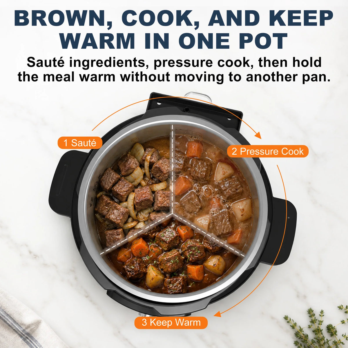 Carori 13 In 1 Electric Pressure Cooker With Ceramic Pot