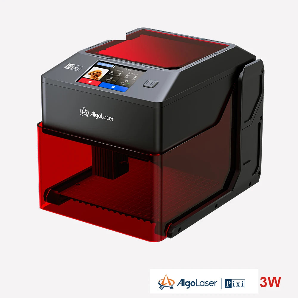 AlgoLaser Mini Portable 5W Laser Engraver Cutter with Rotary Roller OPTIONS DIY Tools Logo Etcher for Wood Desktop Laser Engraver for Metal Tumblers