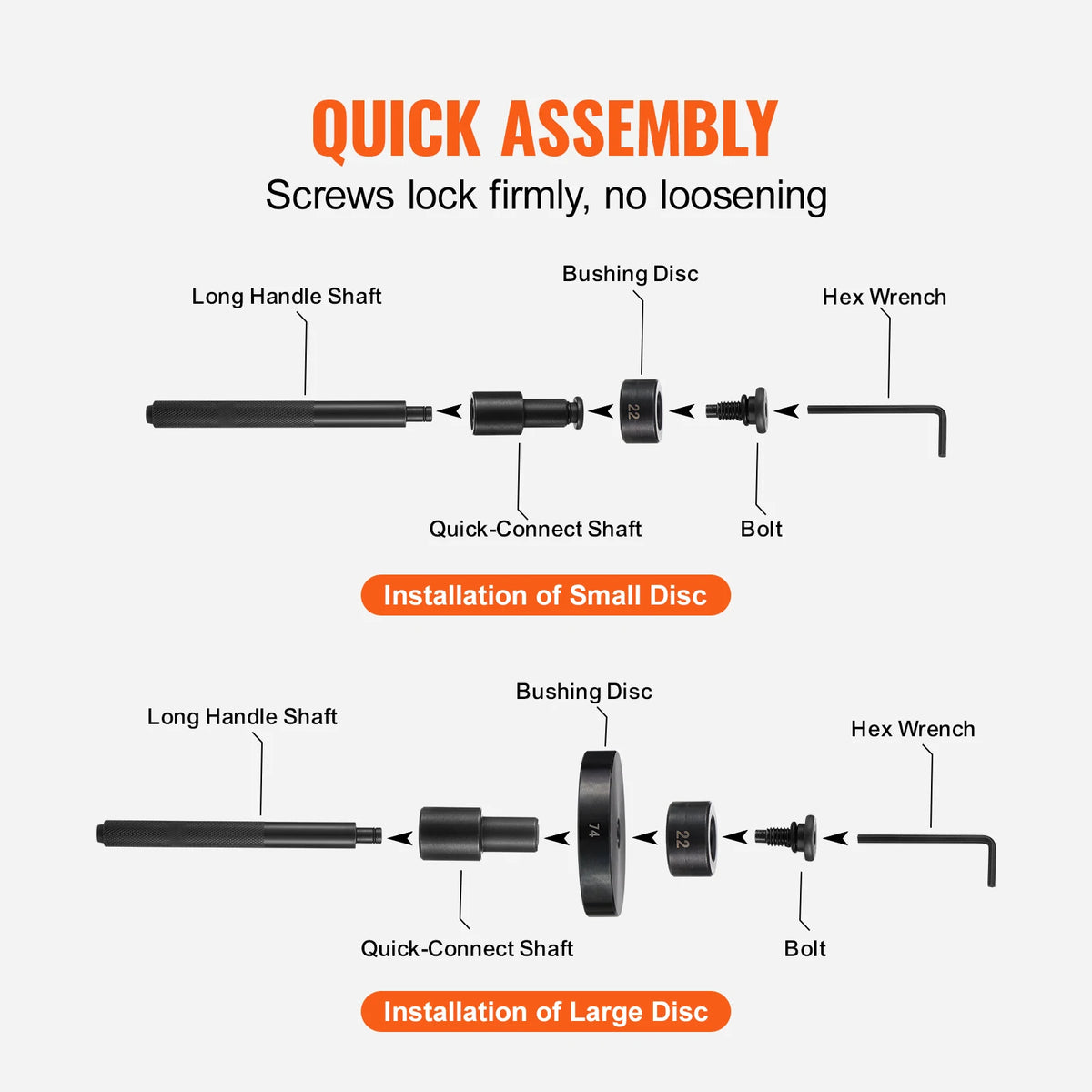 SucceBuy Bearing Race And Seal Driver Installer Remover Tool Set