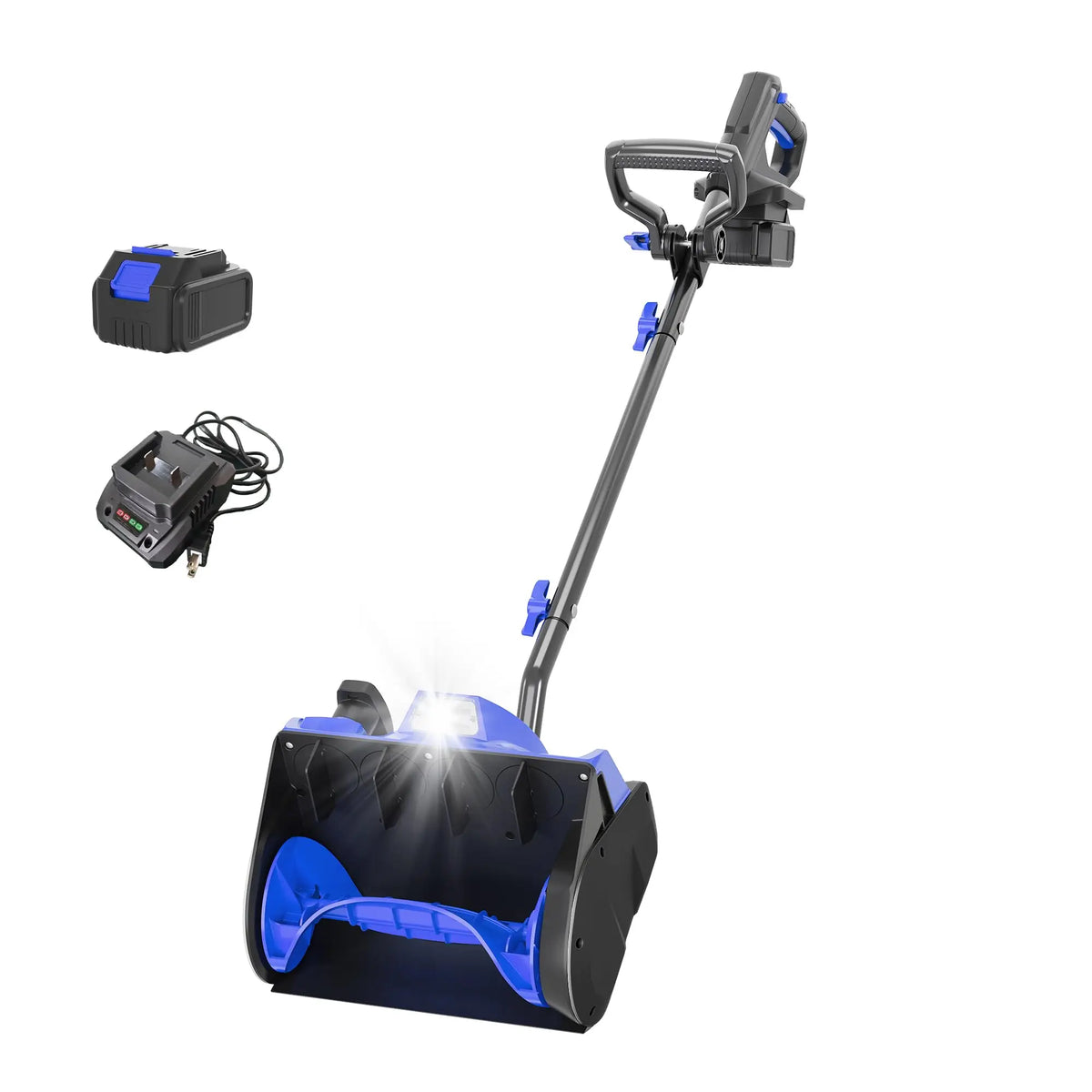 HiMISS Cordless Brushless Electric Snow Shovel With LED Light