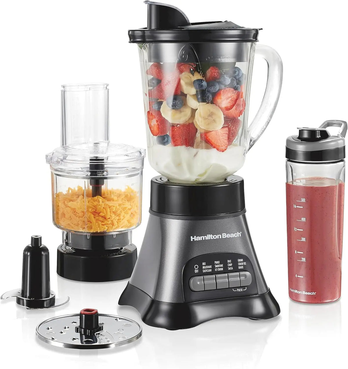 iosn Blender and Food Processor Combo with Portable Travel Cup