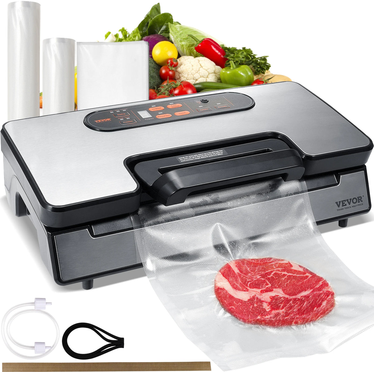 SucceBuy 130W Vacuum Sealer Machine For Food Packaging